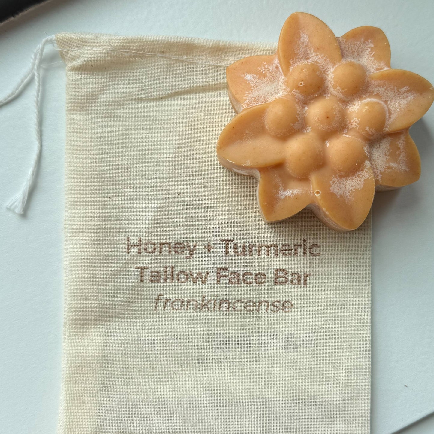 Honey Turmeric Tallow Face Bar Soap & Frankincense Face Wash