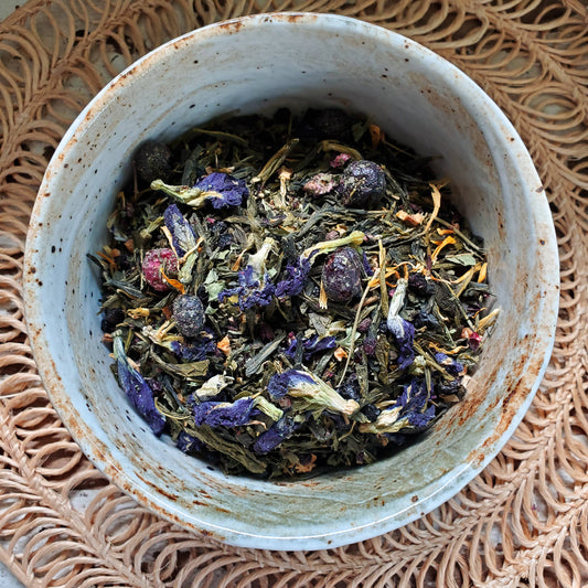 Blueberry Moon | Green Loose Leaf Tea