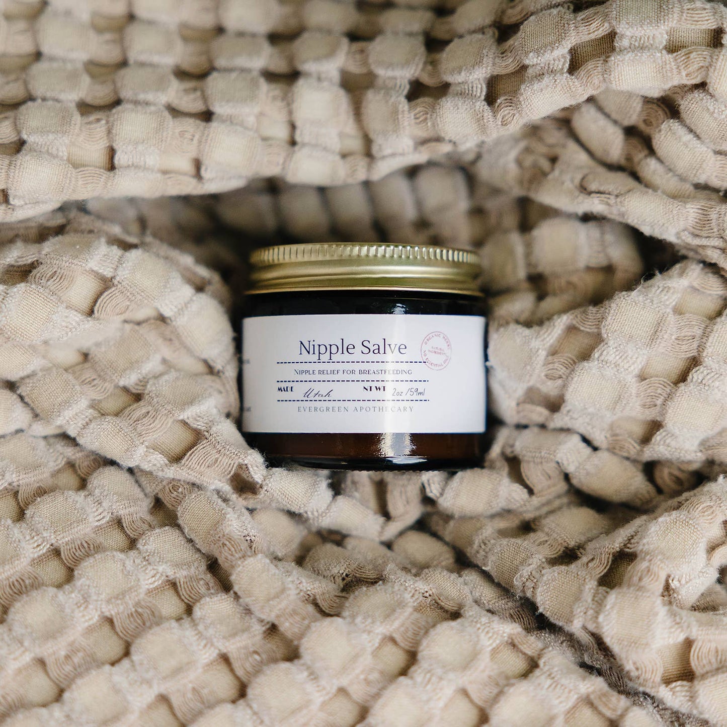 Nipple Salve - Organic Ingredients, Baby Safe